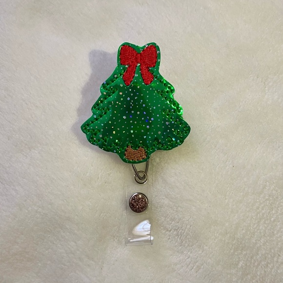 Christmas tree badge reel - Picture 1 of 1